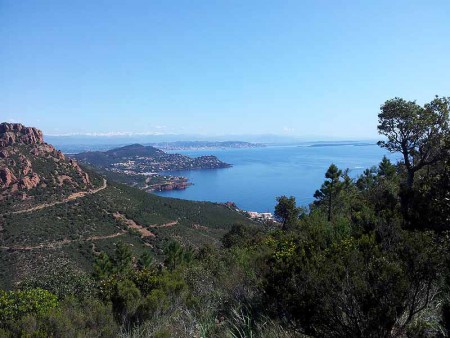 Le Pic d'Aurele-La baie de Cannes  